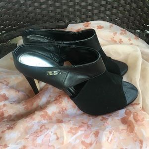 Black CK strapless Heels